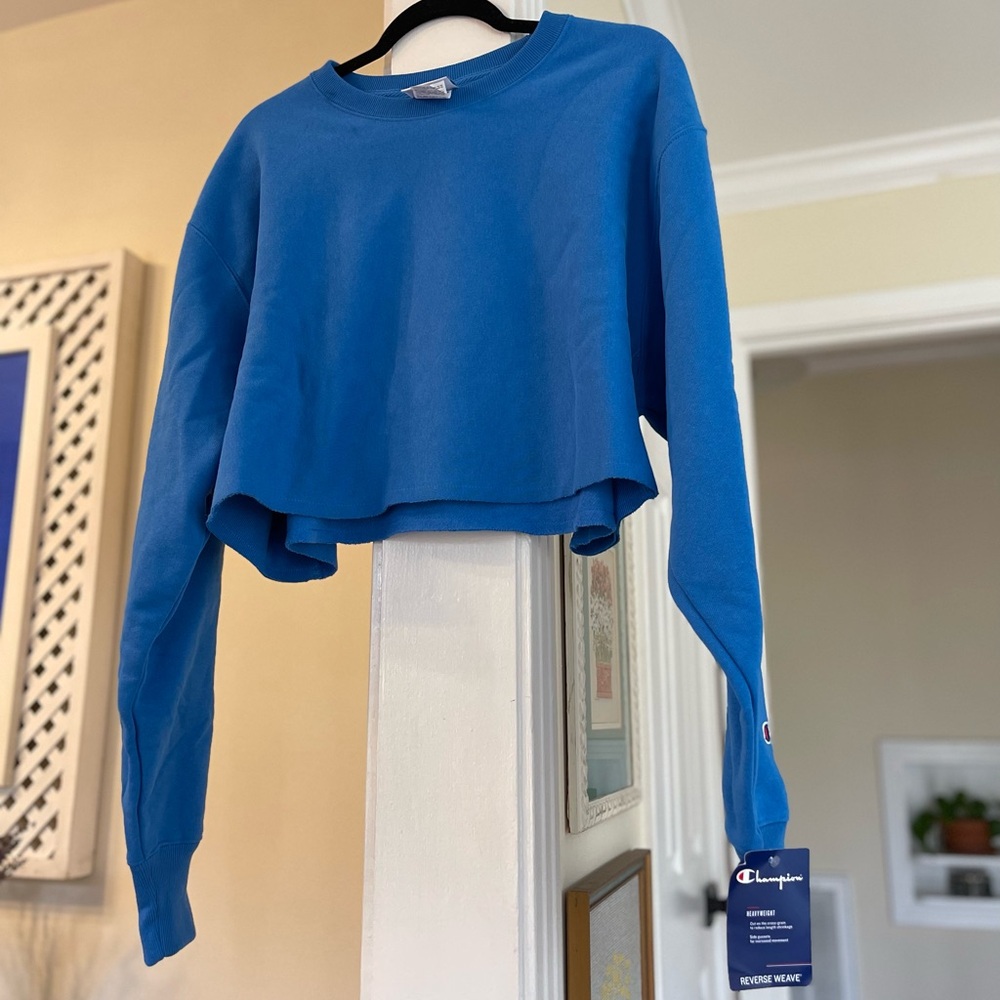 Champion Reverse Weave Cropped Sweatshirt – Heavyweight – Size Large